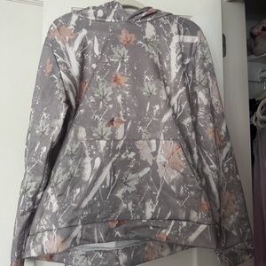 Camouflage Gray Women's Hoodie